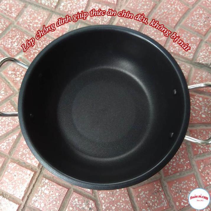 Chảo Sâu Lòng Inox 304 FIVE STAR Thiết Kế Đặc Biệt Với 3 Lớp 00874