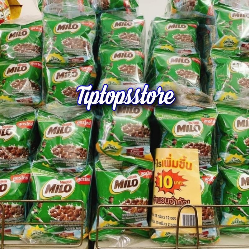 BÁNH ĂN SÁNG MILO NESTLE THÁI LAN (lốc 12 gói, 15g/gói)