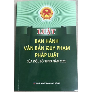 Sách luật ban hành văn bản quy phạm pháp luật sửa đổi bổ sung năm 2020