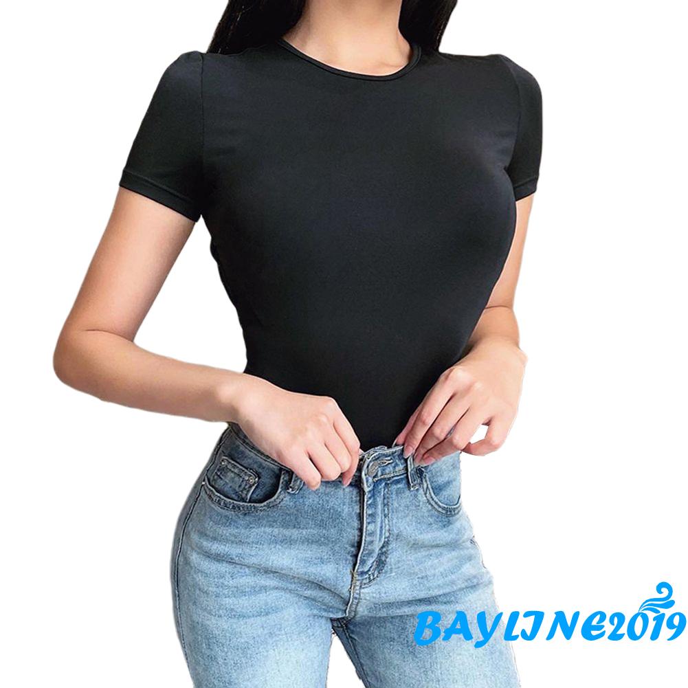 Áo liền quần tay ngắn hở lưng quyến rũ cho nữ