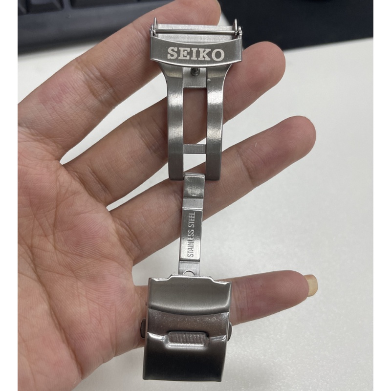 Khóa Gài Bằng Thép Không Gỉ 304 Cho Đồng Hồ Đeo Tay Seiko 18mm 20mm 22mm 24mm