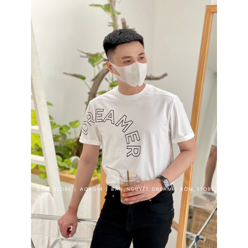 Áo Thun Nam In Bán Nguyệt Dreamer BEACON DENIM Form Vừa Thời Trang Nam AOPG14