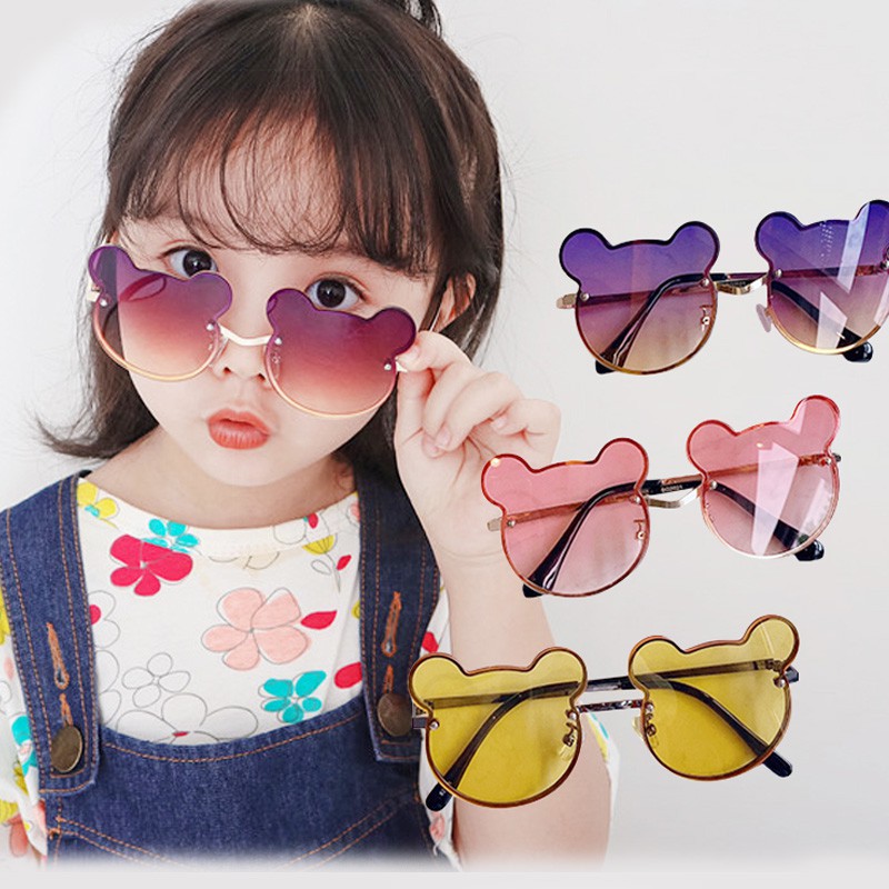 Kính Mát Hình Chuột Mickey Đáng Yêu Cho Bé