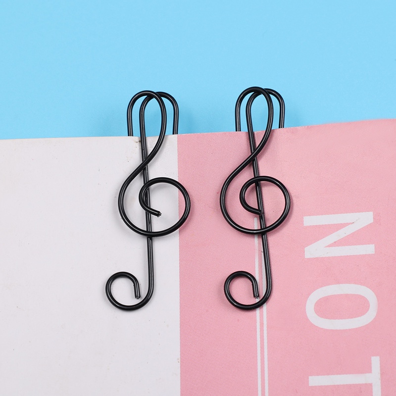 Set 20 Kẹp Giấy / Kẹp Sách Hình Nốt Nhạc Sáng Tạo Trang Trí Nhà Cửa / Văn Phòng / Trường Học
