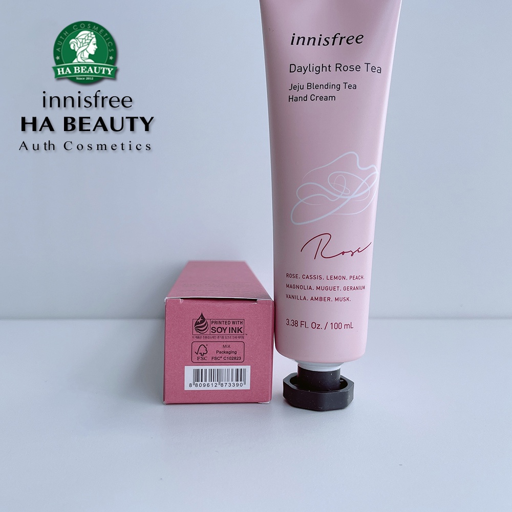 Kem dưỡng da tay hương trà innisfree Jeju Blending Tea Hand Cream 100ml