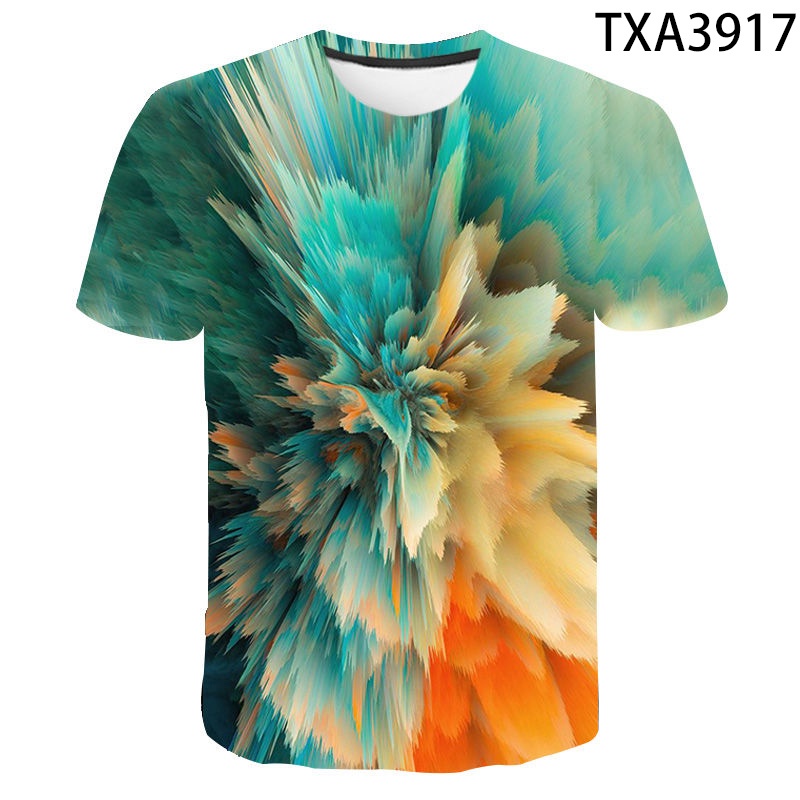Áo Thun In Hình Graffiti 3D Thời Trang Mùa Hè 2022 XS-3XL