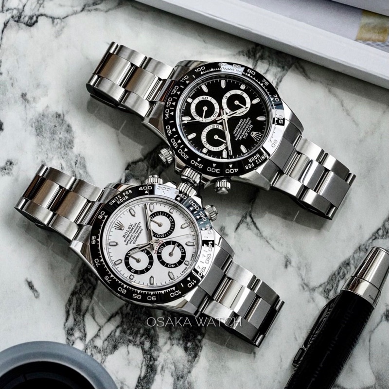 Đồng Hồ Nam Cơ Automatic Rolex Daytona 40mm Dây Kim Loại Chạy Full 6 Kim Hàng Cao Cấp Fullbox Chuẩn - Màu Trắng