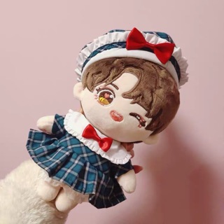 Set váy + mũ cho doll 20cm