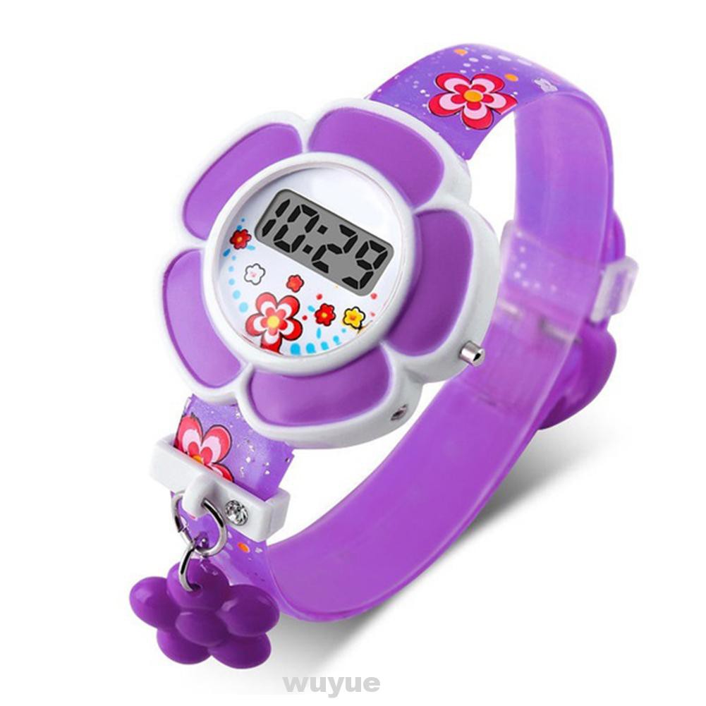 Cartoon Watch Sports Wrist Boy Girl Children Kids Flower