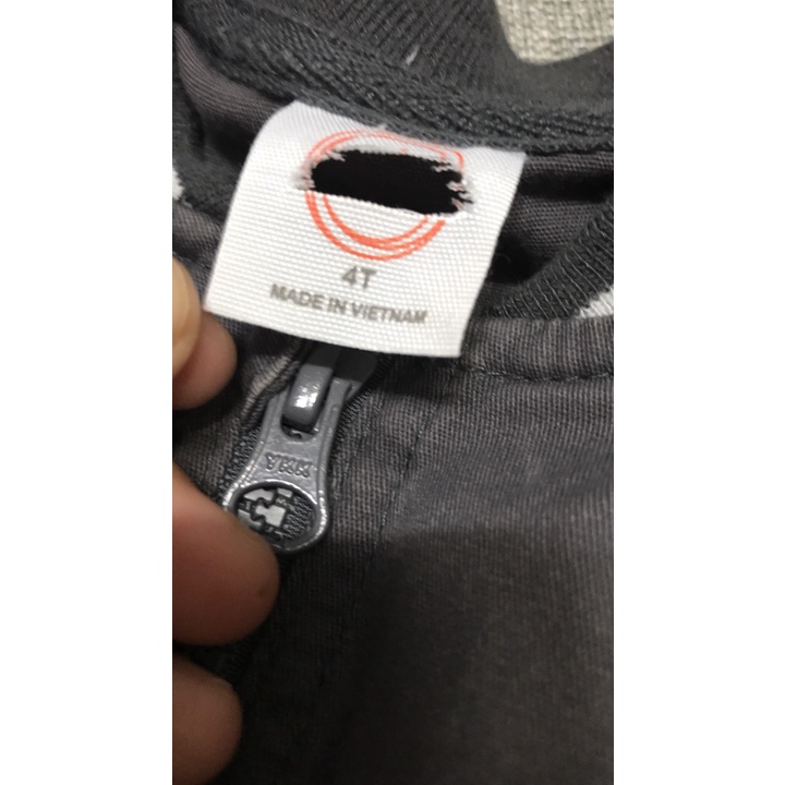 [Ảnh thật] [HÀNG XUẤT]Khoác bé trai Wonder nation sz 1 đến 4 tuổi- Mẫu Jean có nón/ Kaki không nón