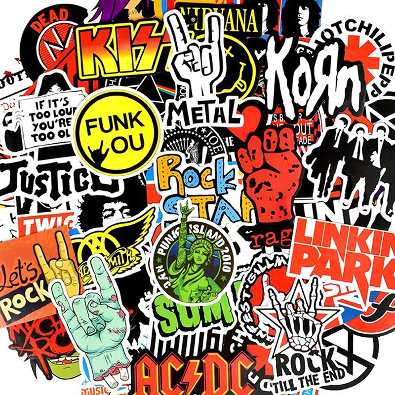 Bộ 100 Miếng Dán Graffiti Độc Đáo Dùng Trang Trí Ván Trượt / Laptop / Xe Đạp