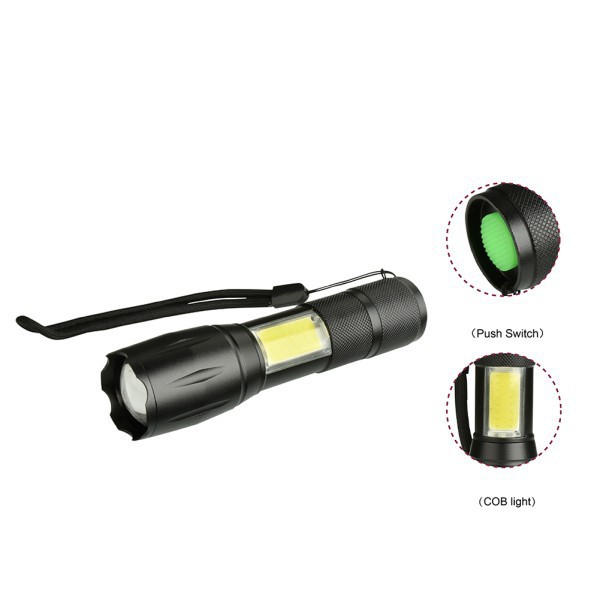 Đèn pin bỏ túi có cổng sạc USB tiện dụng siêu sáng