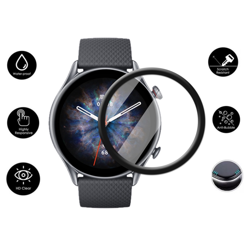Ốp bảo vệ mặt đồng hồ thông minh Amazfit GTR 3 Pro GTR3 chất lượng cao