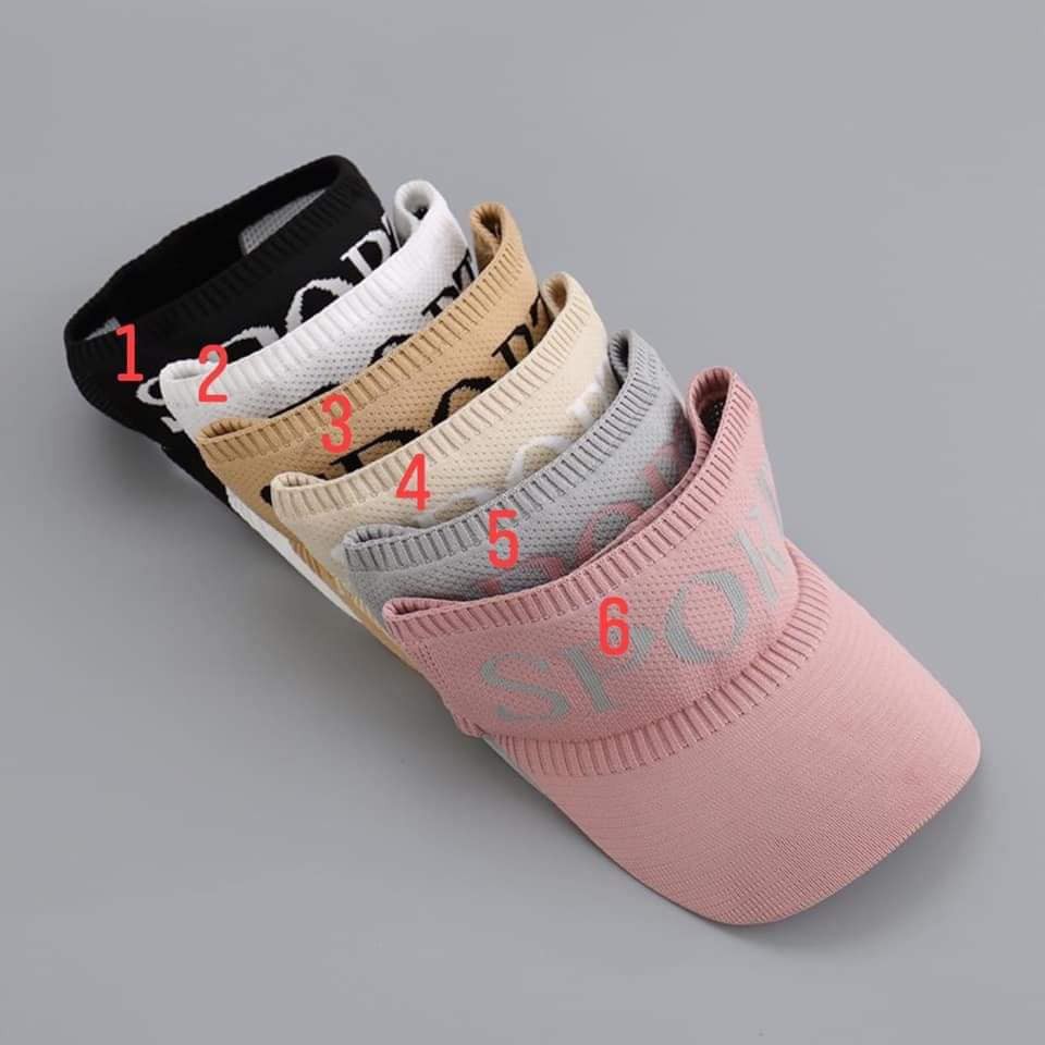 Mũ Lưỡi Trai Nửa Đầu Cá Tính Cho Bạn Nữ spot_ Mũ thể thao, mũ du lịch