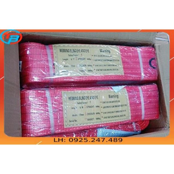 Dây Vải Cẩu Hàng  5 Tấn - 6 Tấn ( Dây Bẹ ) cáp thép Thái Bình Vina