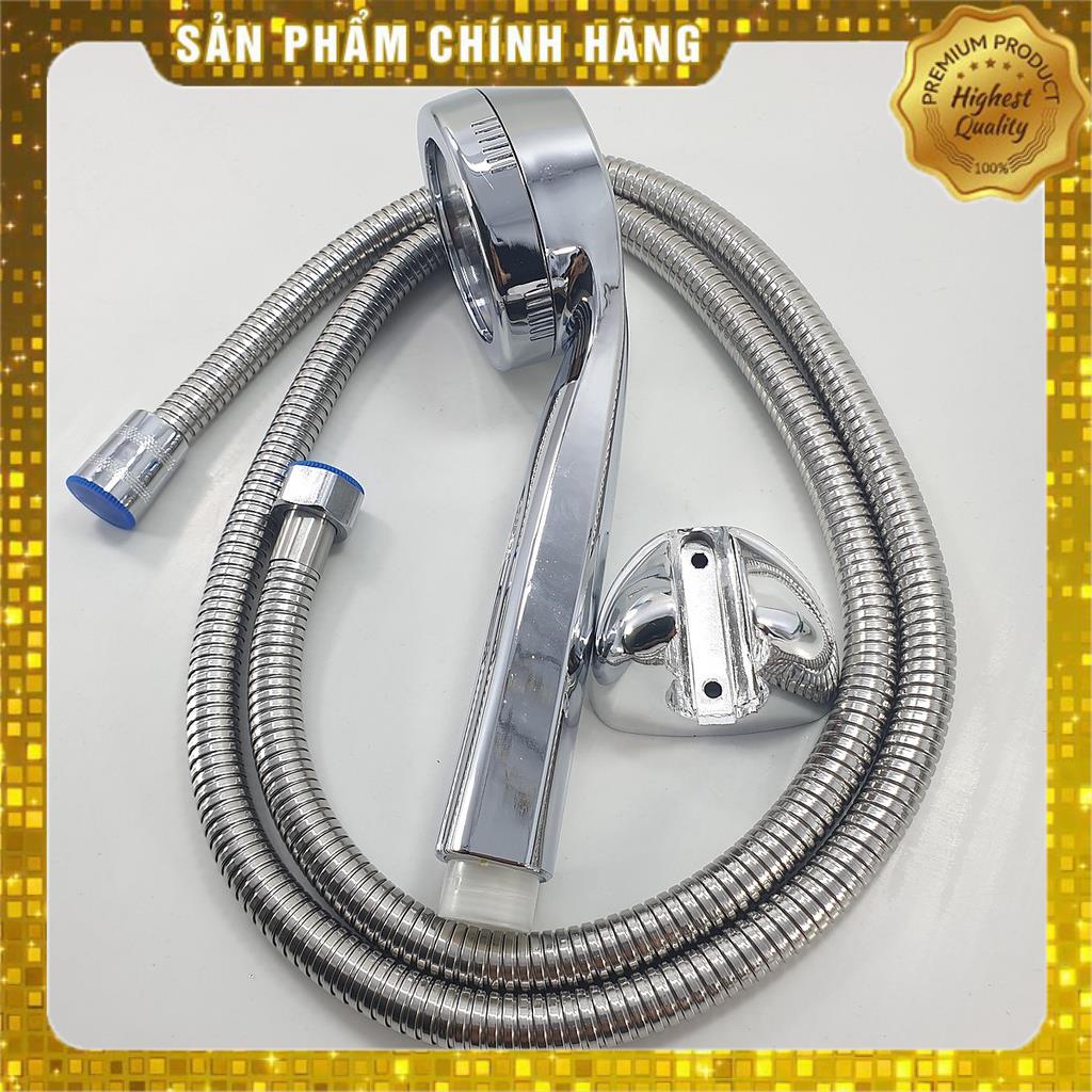 Bộ vòi Tắm hoa sen nhựa si inox tăng áp loại đẹp