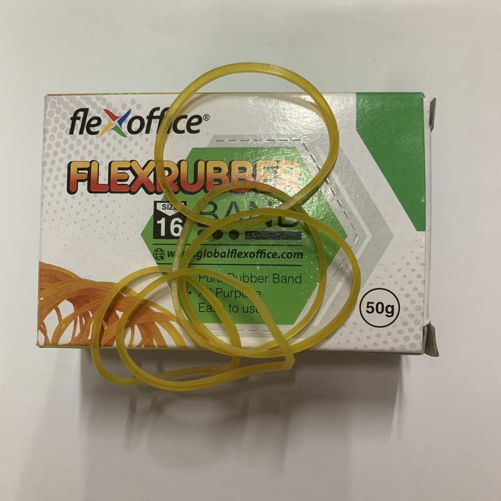 [Mã LIFEBOOK2 giảm 10% đơn 0Đ] Hộp dây chun Flexoffice 50g FO-RUB02