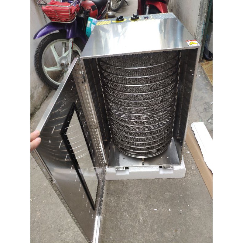 Máy sấy 16 tầng xoay khay tự động