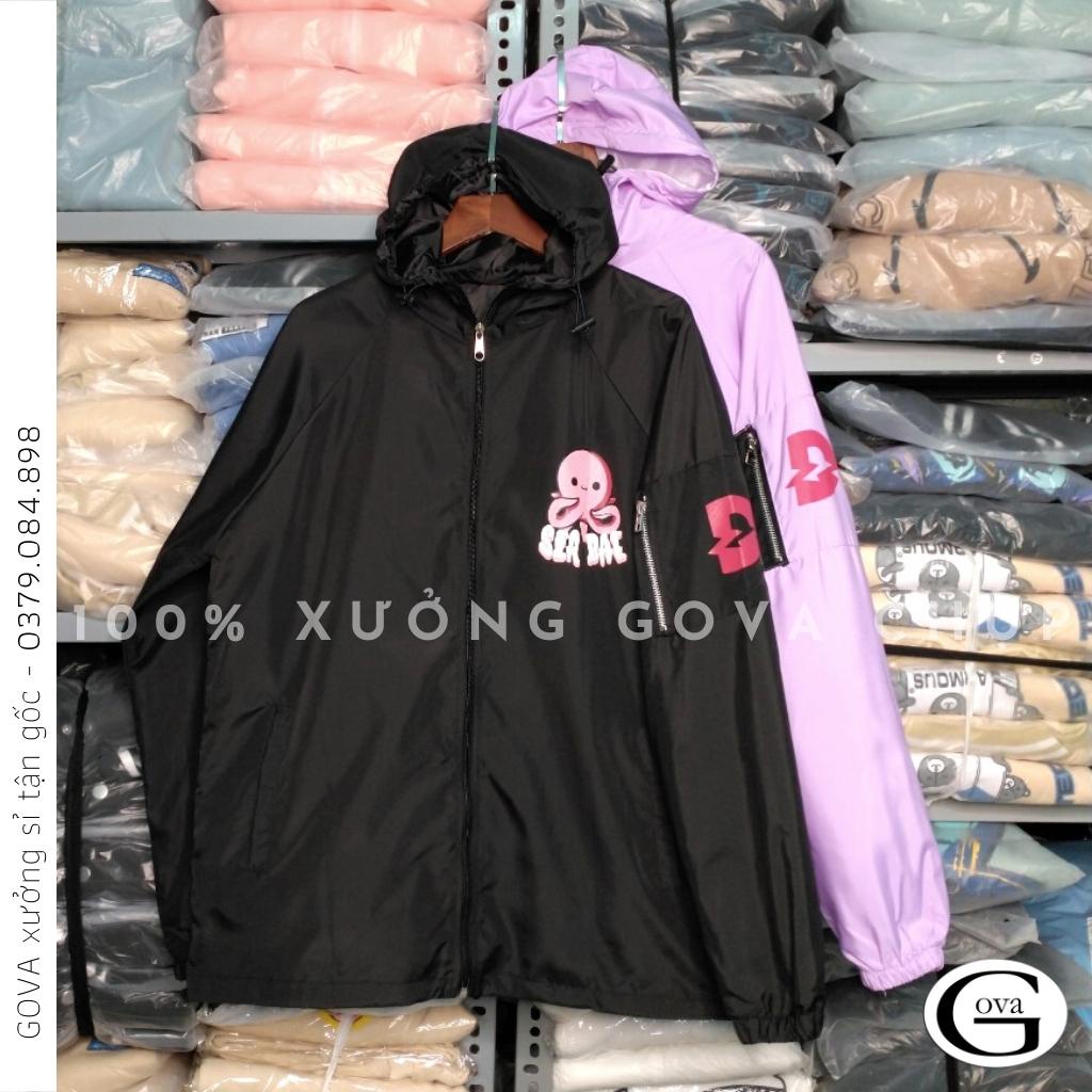 Áo khoác dù Sea Bae nam nữ form rộng Unisex 2 lớp Chống Nắng Siêu Hot ulzzang Jacket Bomber GOVA