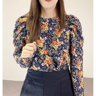 Áo loft dư xịn tay phồng sang xịn hoa size s