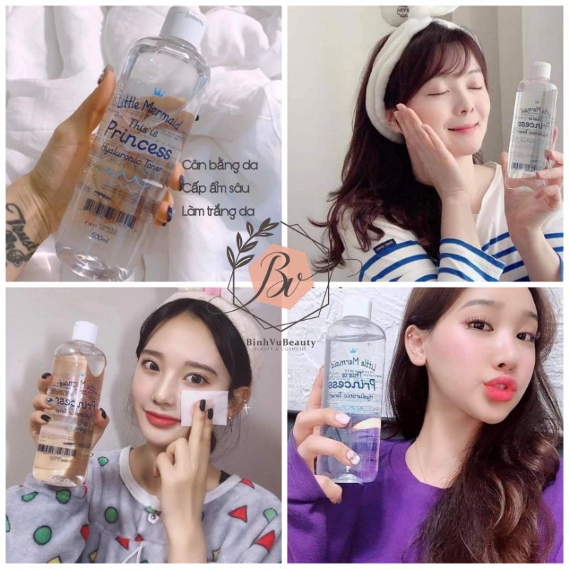 Nước hoa hồng Beauty Recipe Litlle Mermaid This Is Princess Hyaluronic Toner