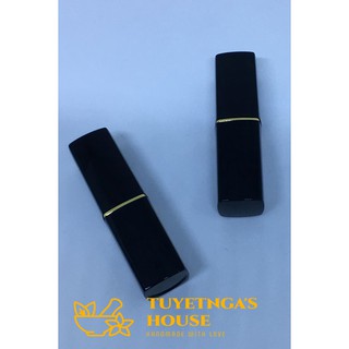 combo 10 vỏ đựng son môi handmade đen chanel 12.1