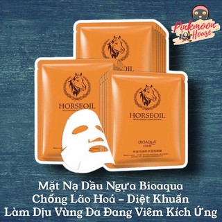  Mặt Nạ Nhau Thai Ngựa Bioaqua Dưỡng Ẩm Căng Bóng
