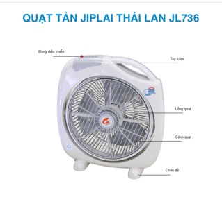 Quạt tản gió Jiplai JL-736