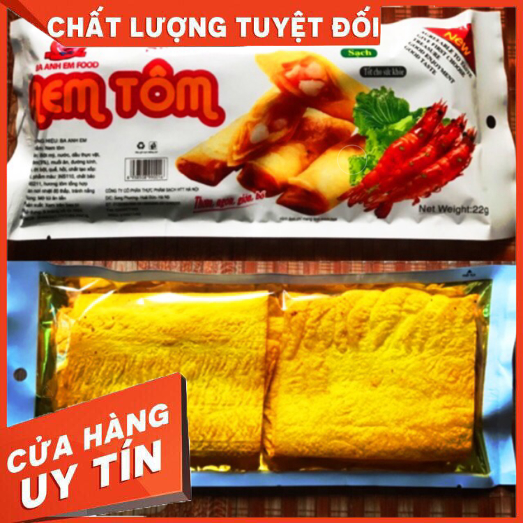 Nem tôm siêu ngon vị chua cay
