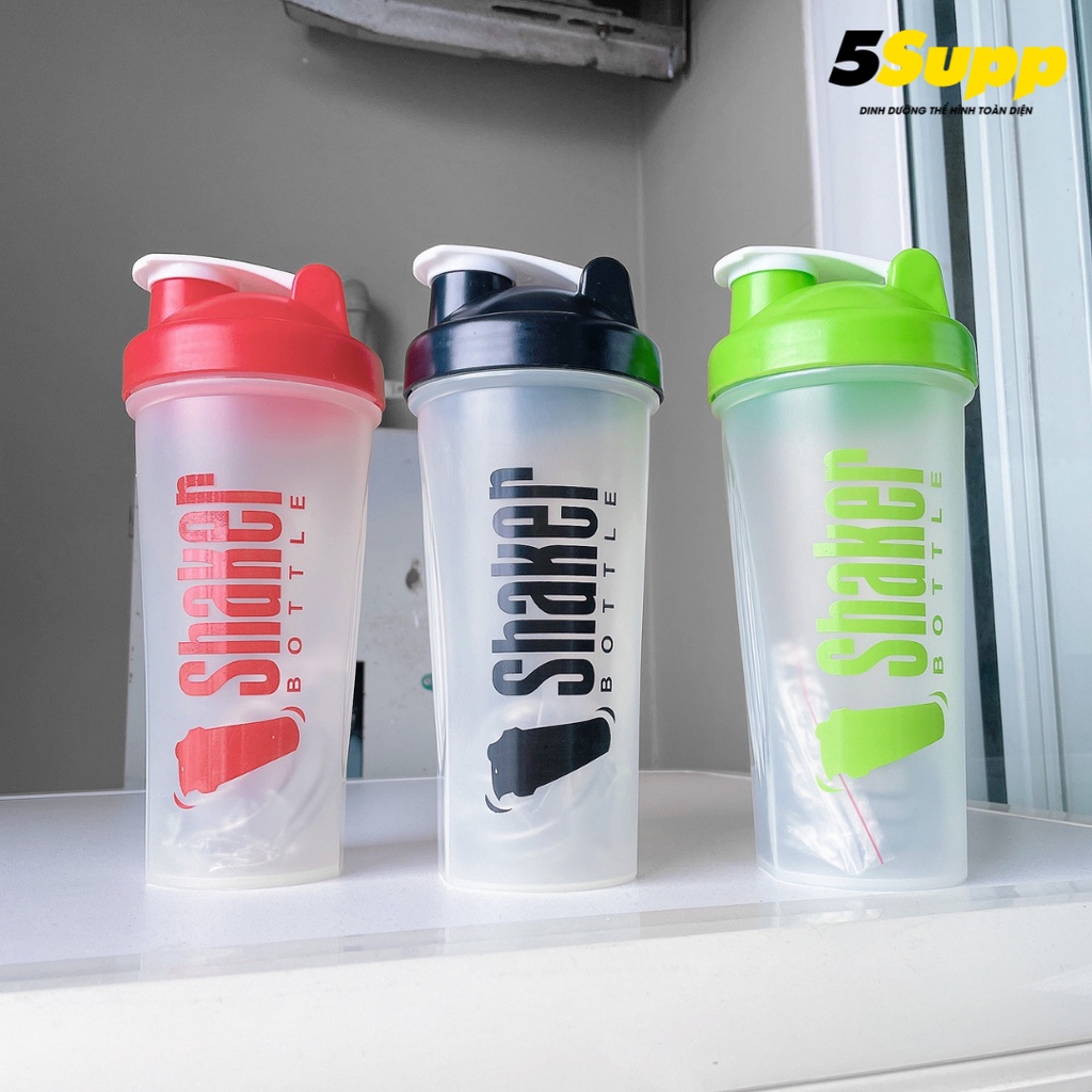 Bình lắc , shaker thể thao , bình pha whey dung tích tối đa 700ml , có sẵn vạch chia