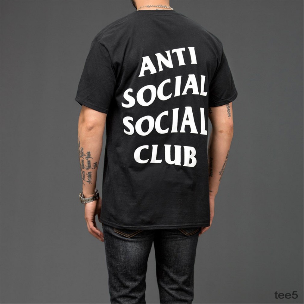 Áo phông anti social social club, áo thun unisex, chất cotton thoáng mát,xuongaophong