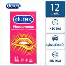Bao cao su Durex Pleasuremax bao 12