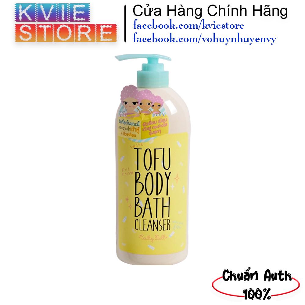 Sữa Tắm Trắng Da Cathy Doll White Tofu Body Bath Cleanser 750ml Chính Hãng Thái Lan