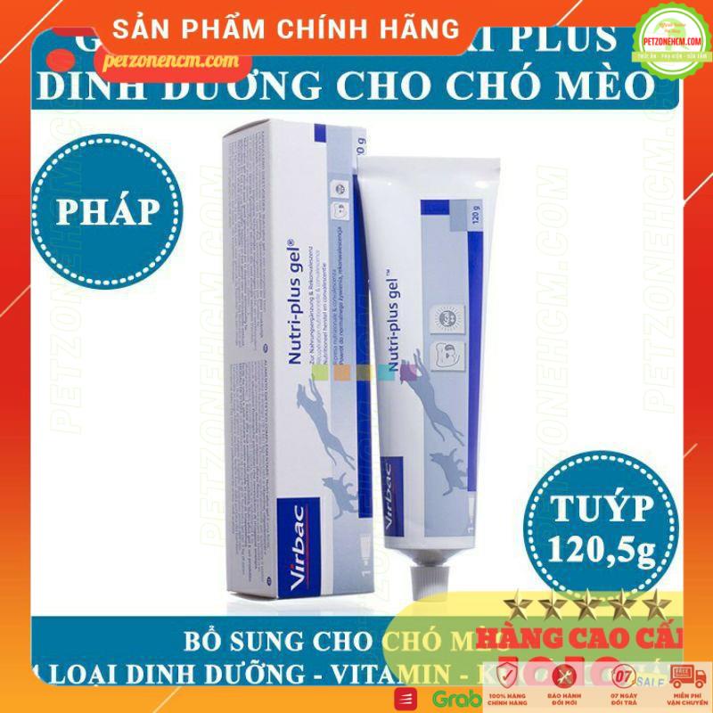 Gel dinh dưỡng Virbac Nutri plus Gel 120,5g 🏷️FRESHIP🏷️ bổ sung năng lượng,vitamin,đẹp da lông,chăm sóc sức khoẻ chó mèo