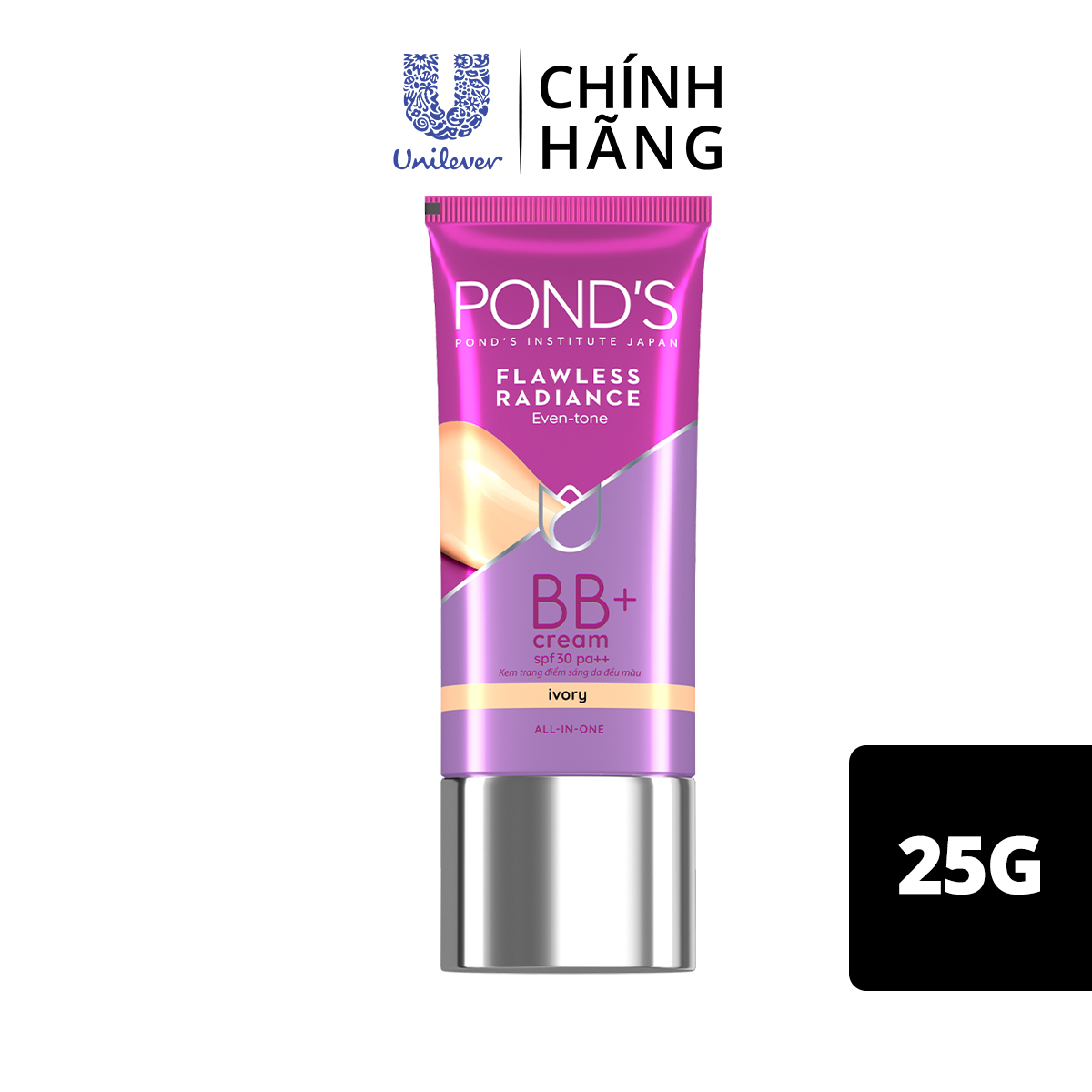 Kem trang điểm sáng da đều màu Pond's Flawless Radiance Derma+ 25g