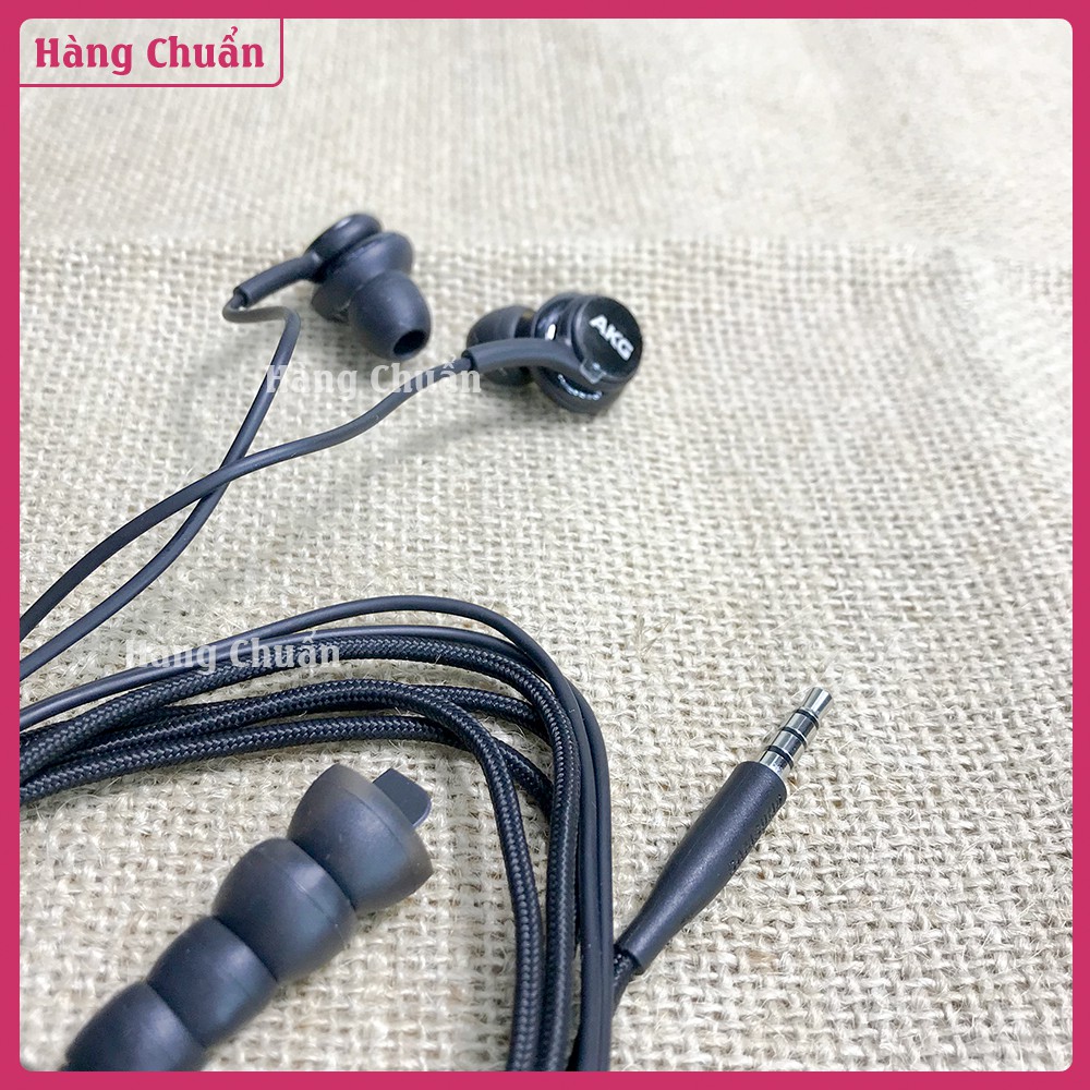 Hàng Chuẩn - Tai nghe akg samsung chính hãng màu đen bóc máy s10 chân tròn cho s6 s7 s8 s9 note 5 6 7 8 9 A5 A7