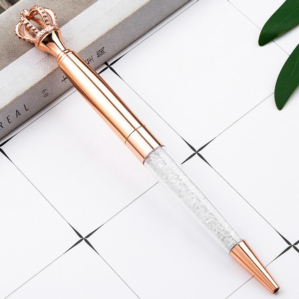 Bút bi thiết kế kiểu vương miện làm từ kim loại bắt mắt