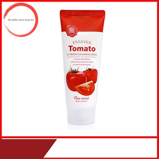 Sữa rửa mặt sạch sâu - sữa rửa mặt cấp ẩm từ Cà Chua Pure mind Hàn Quốc 100ml