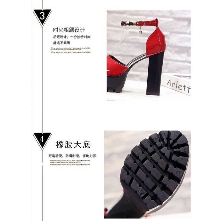 Giày Cao Gót 12cm Bằng Da Đế Dày Chống Thấm Nước Thời Trang Mùa Xuân 2022