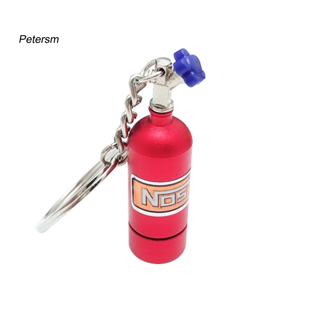 Móc chìa khoá hoạ tiết bình NOS nitro ô xít loại nhỏ