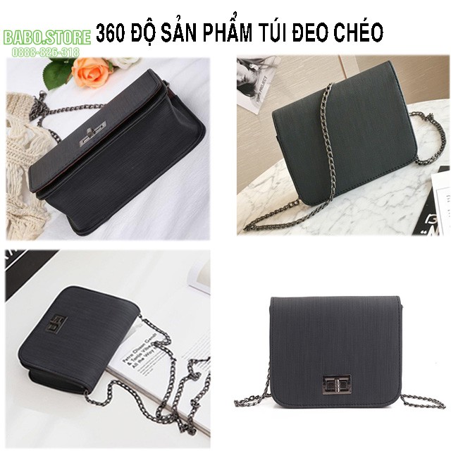 Túi xách nữ, túi đeo chéo nữ đẹp đi chơi cao cấp kẻ xọc 3 màu, túi đeo chéo kiểu dáng chất da kiểu dáng hàn quốc | BigBuy360 - bigbuy360.vn