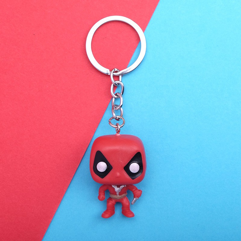 Móc Khóa Điện Thoại Hình Búp Bê Siêu Anh Hùng marvel avengers iron man spiderman thanos thor