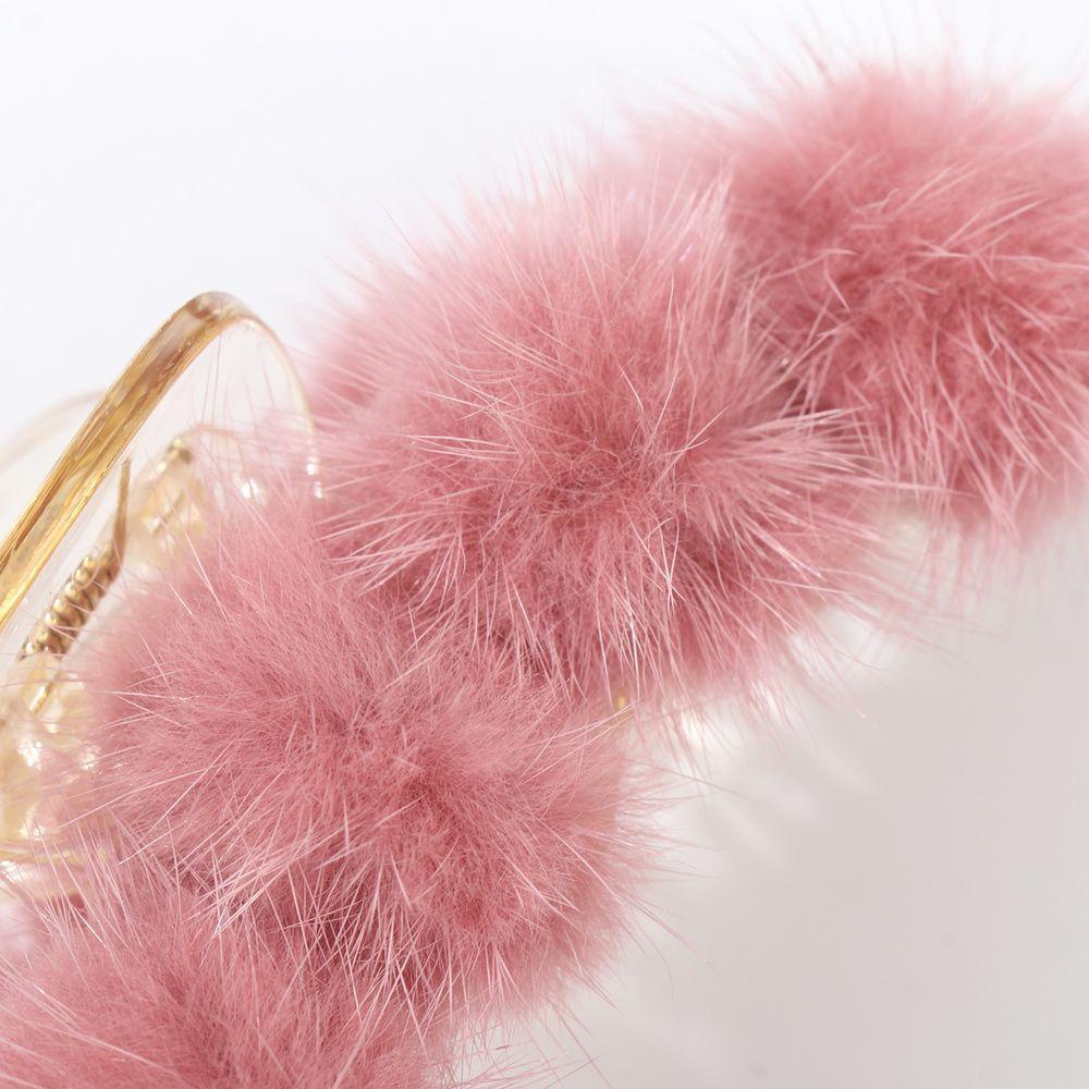 LET Kẹp TóC PhốI Lông Nhung ThờI Trang Cho Nữ