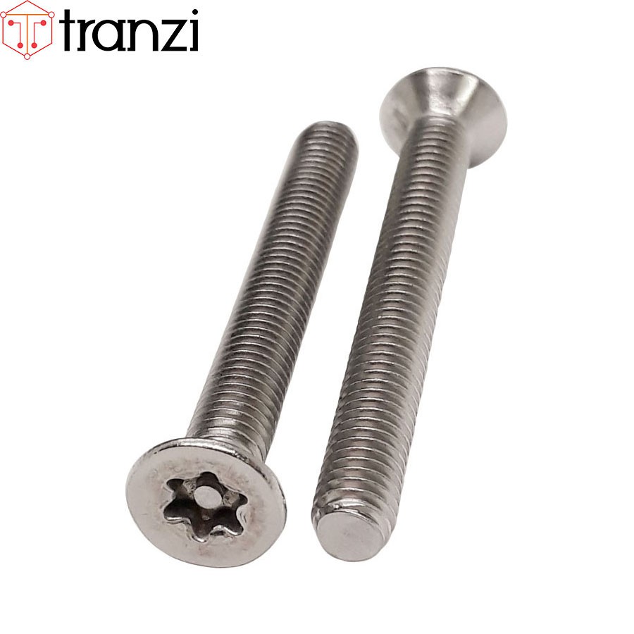 Vít hoa thị 6 cạnh đầu bằng inox 304 có nhân M6x50 - túi 10 cái