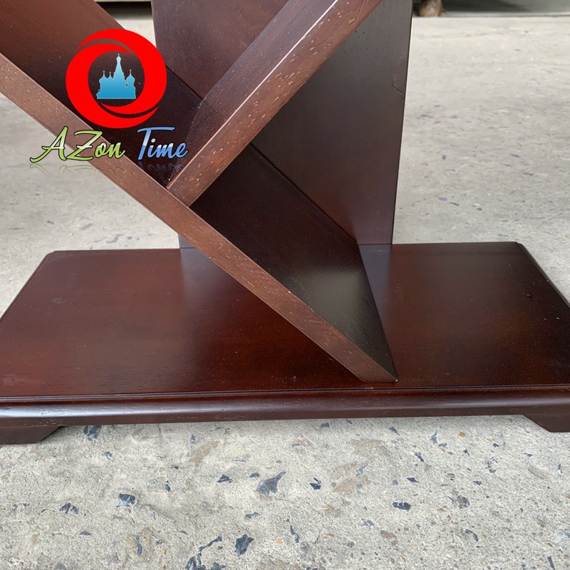 [GỖ XUẤT KHẨU]Kệ Sách Gỗ Hiện Đại Hình Xương Cá Phù Hợp Với Không Gian Nhà Bạn