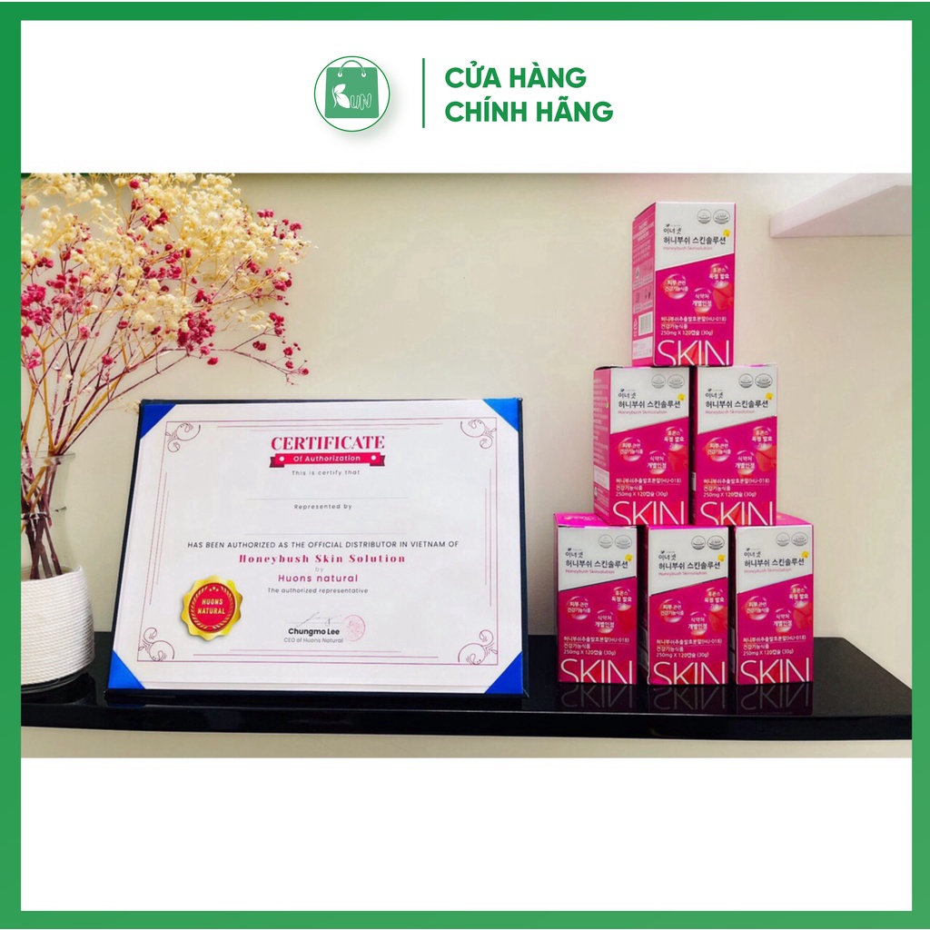 Viên chống nắng HoneyBush Skin Solution (chính hãng)