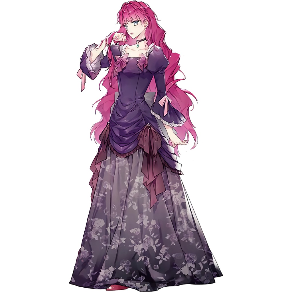 Standee KẾT CỤC CỦA NHÂN VẬT PHẢN DIỆN CHỈ CÓ THỂ LÀ CÁI CHẾT tượng acrylic anime mica chibi mô hình