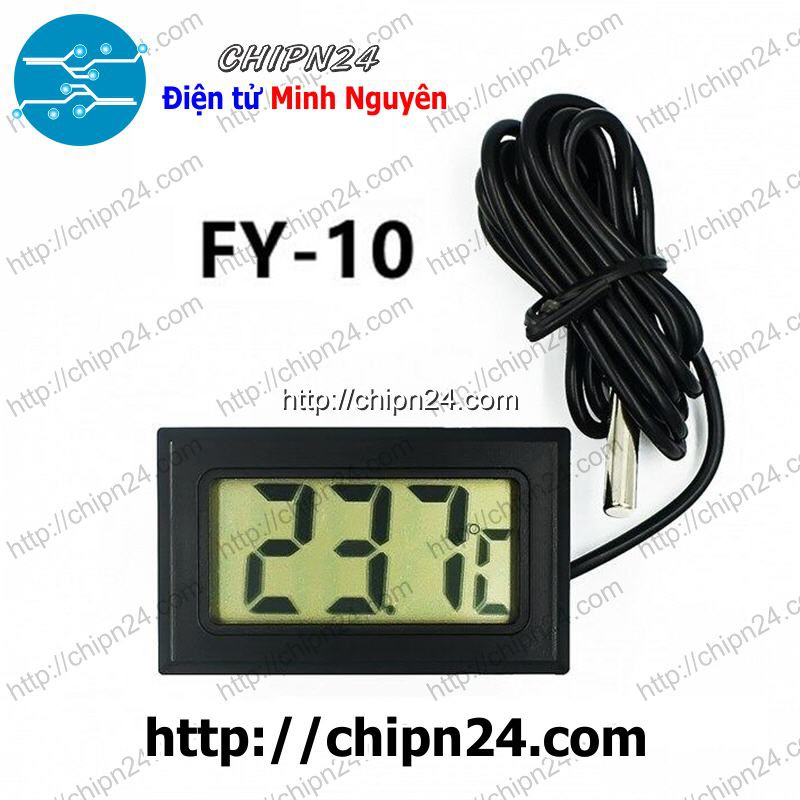 [1 CÁI] (A9) Đồng hồ đo nhiệt độ FY-10 ĐEN