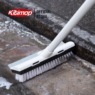 Mua Cây cọ nhà vệ sinh Kitimop-Z2 bàn chải chà sàn và gạt nước đa năng  cán inox bền bỉ chắc chắn dễ dàng điều chỉnh độ dài