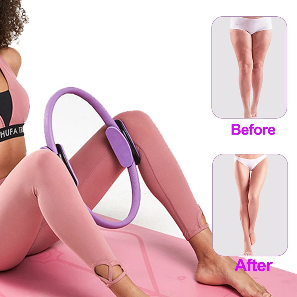 Vòng Tập Yoga Pilates Ring Magic Circle Kháng Lực Tập Tay Vai Chân Đùi